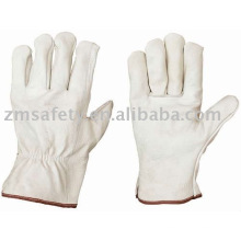 Real Leather Abrasion Resistant Cowgrain Gloves